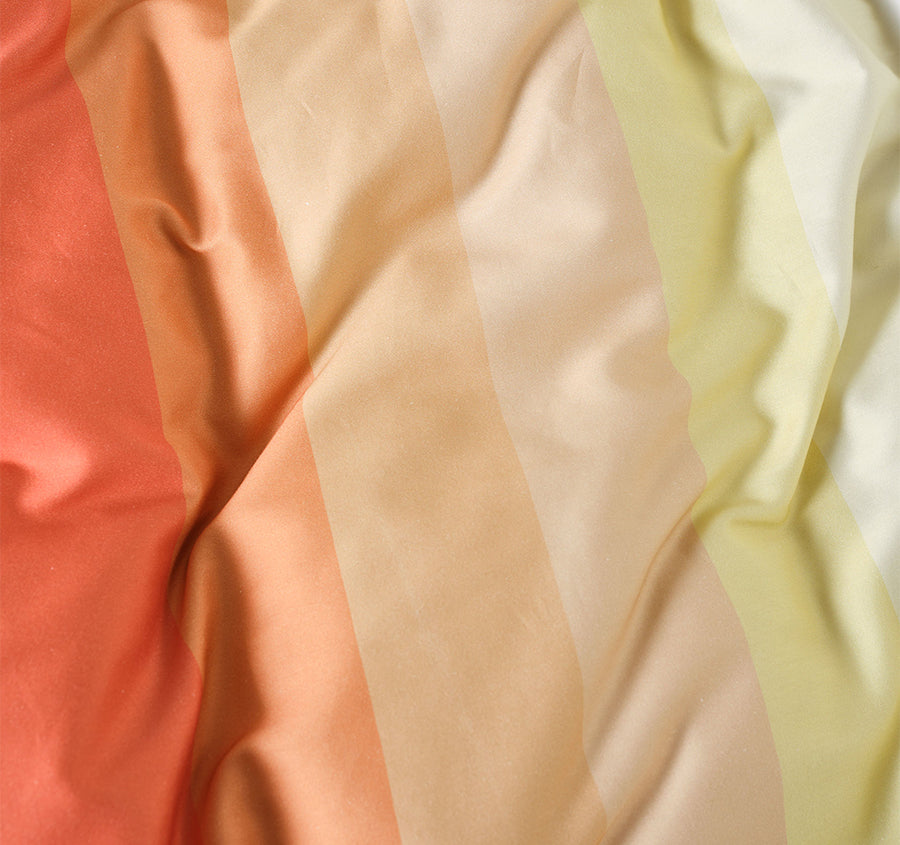 Sunrise Stripe Quilt Cover Set Range Bubblegum