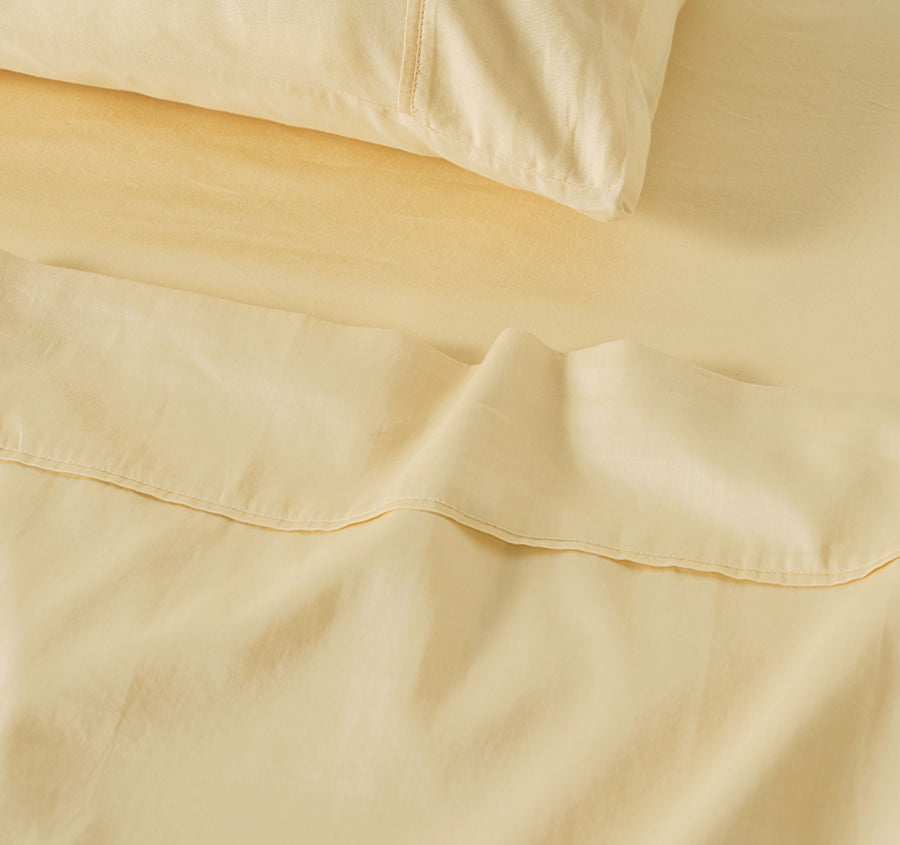 Surf Wash Mega Sheet Set Range Butter
