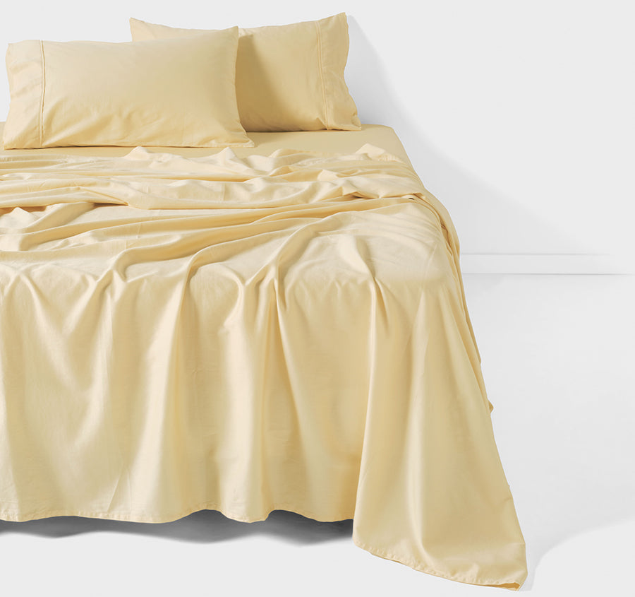 Surf Wash Mega Sheet Set Range Butter