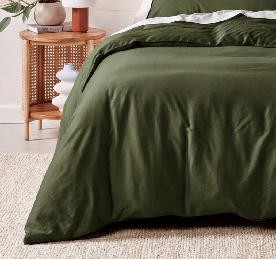 Surf Wash Range Quilt Cover Set Fern
