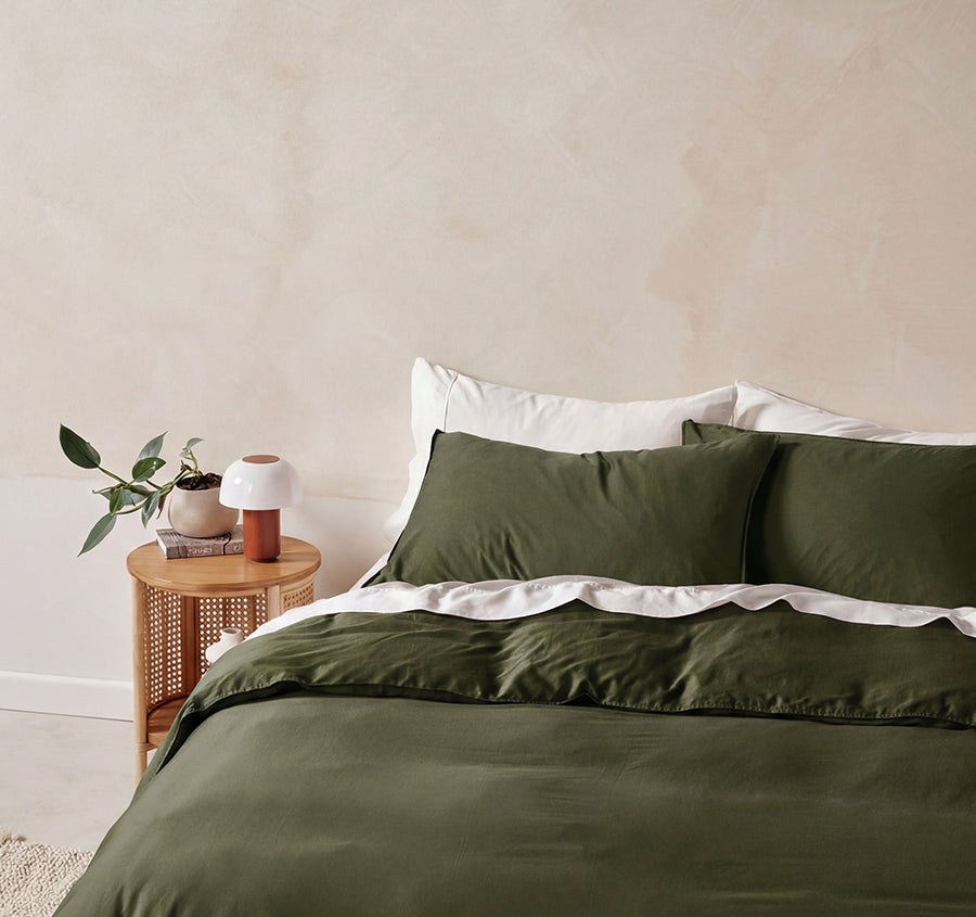 Surf Wash Range Quilt Cover Set Fern