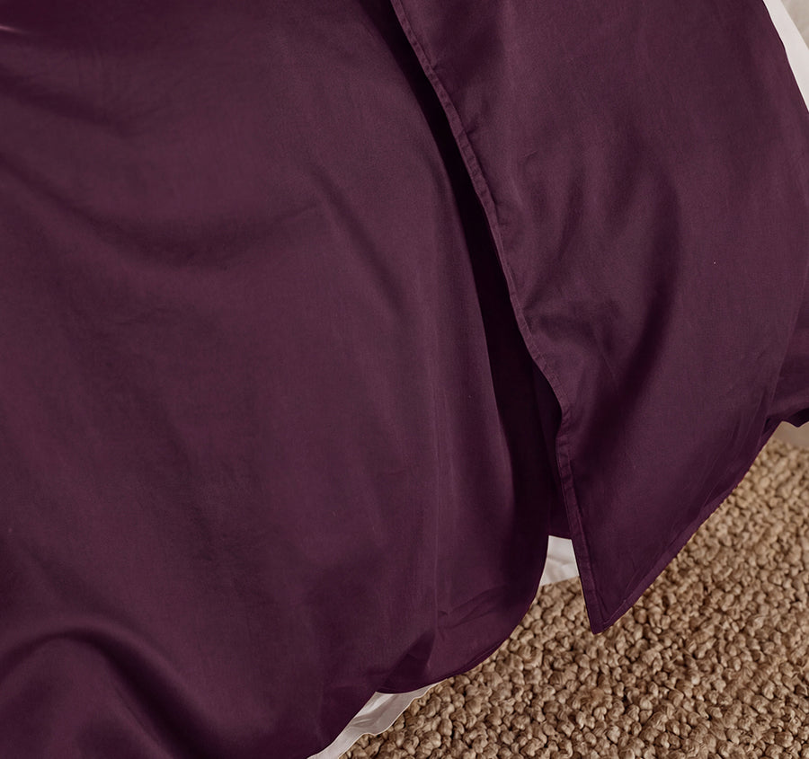 Surf Wash Range Quilt Cover Set Plum