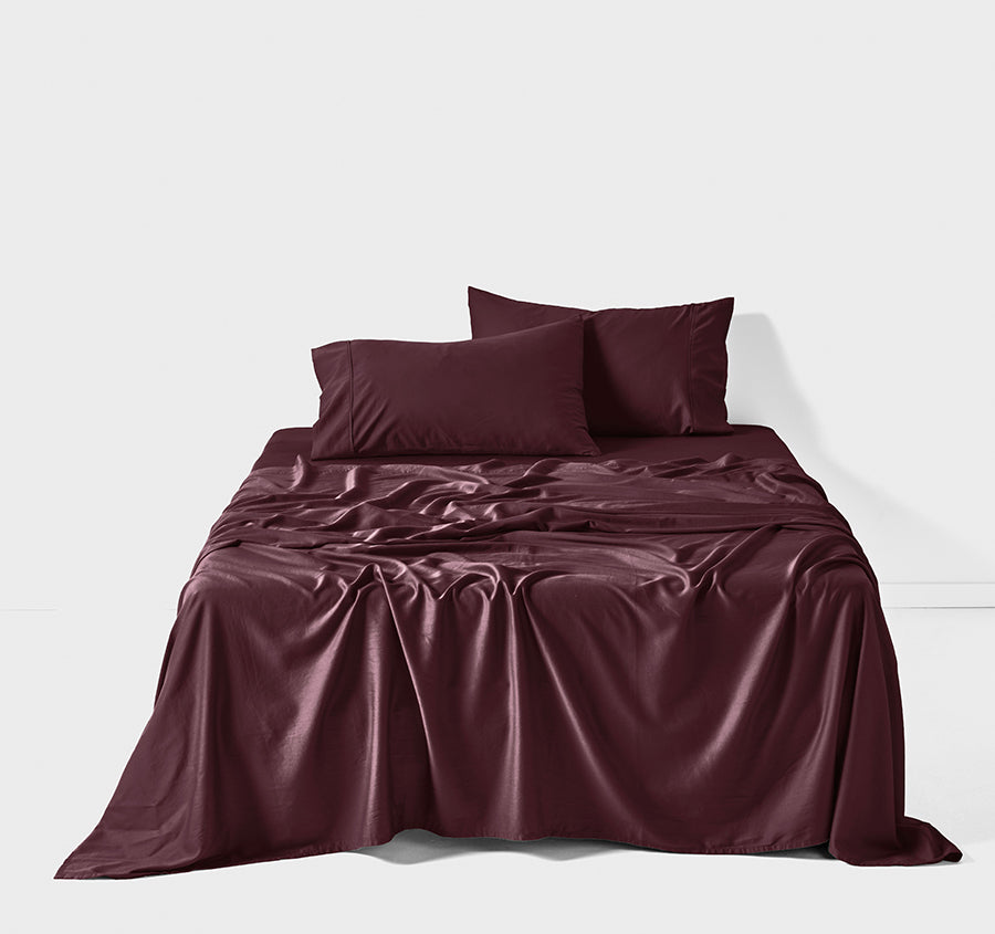 Surf Wash Mega Sheet Set Range Plum
