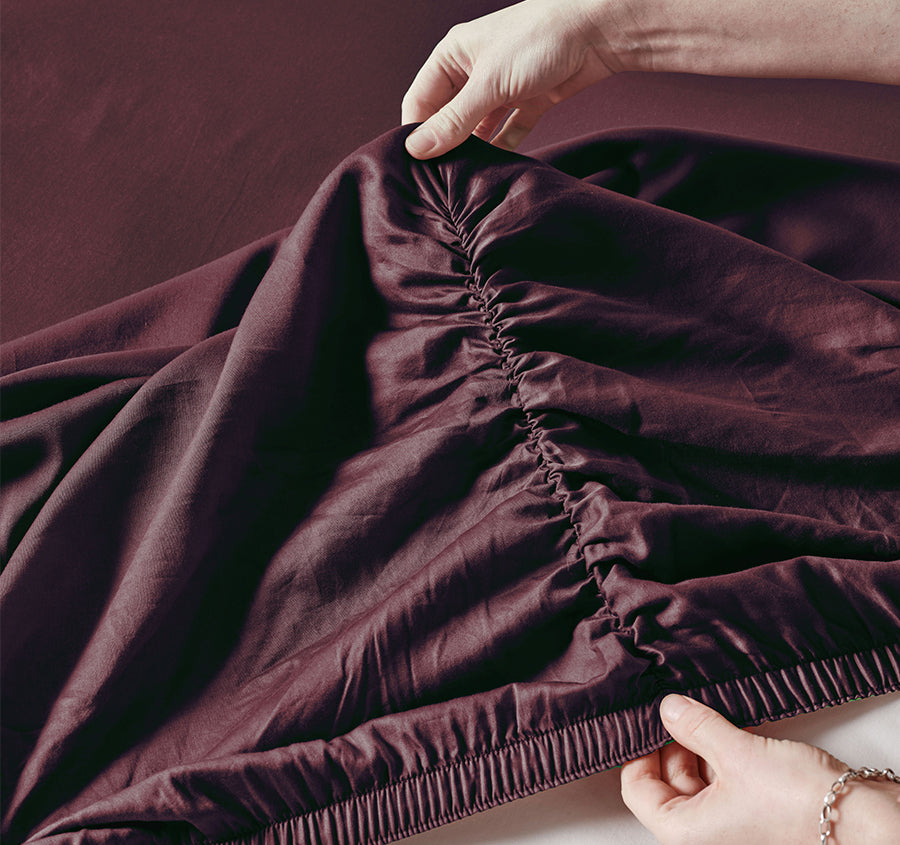 Surf Wash Mega Sheet Set Range Plum