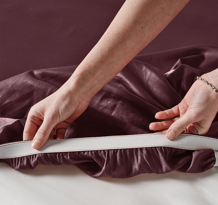 Surf Wash Mega Sheet Set Range Plum