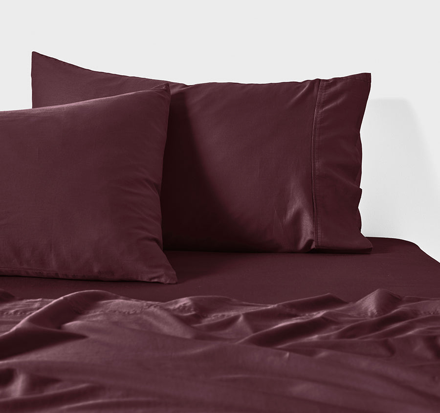 Surf Wash Mega Sheet Set Range Plum