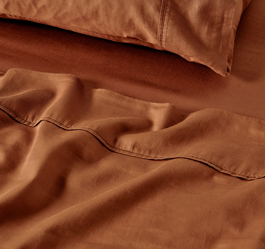 Surf Wash Mega Sheet Set Range Rust