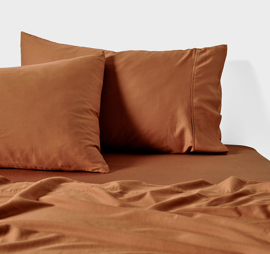 Surf Wash Mega Sheet Set Range Rust