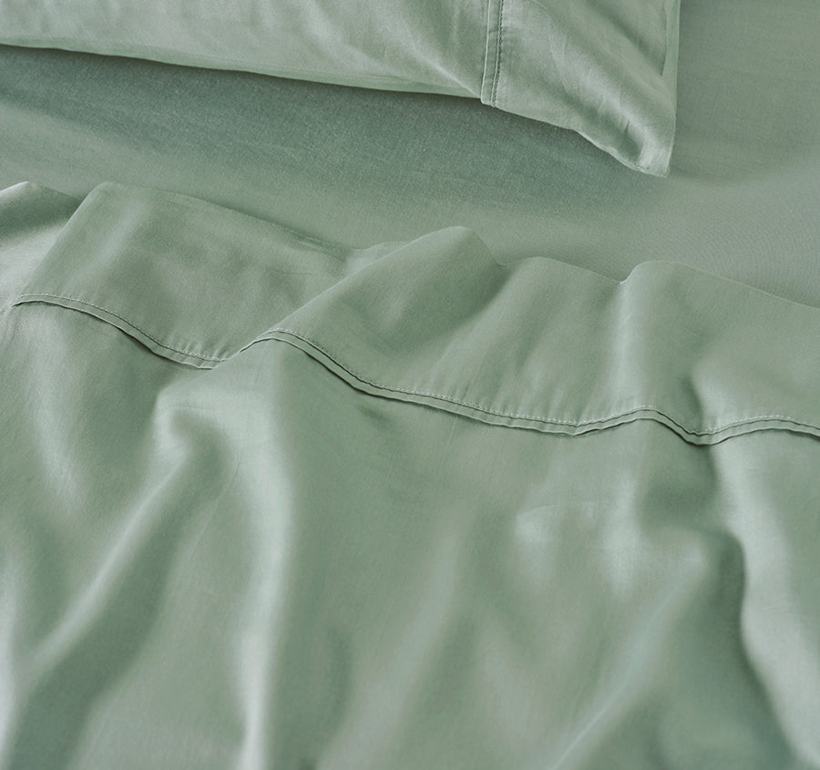 Surf Wash Mega Sheet Set Range Seafoam