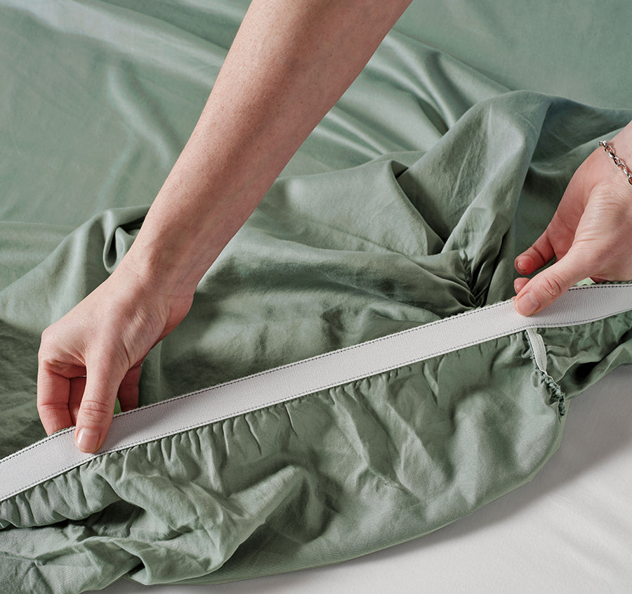 Surf Wash Mega Sheet Set Range Seafoam