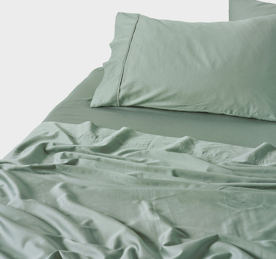Surf Wash Mega Sheet Set Range Seafoam