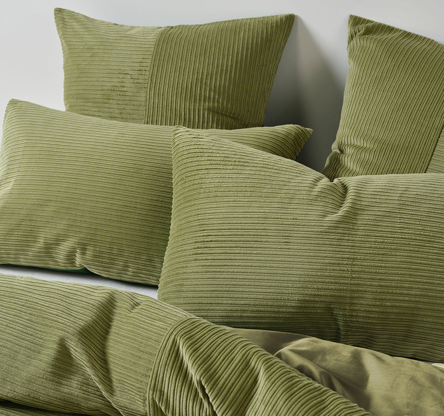 Tait Quilt Cover Set Range Basil