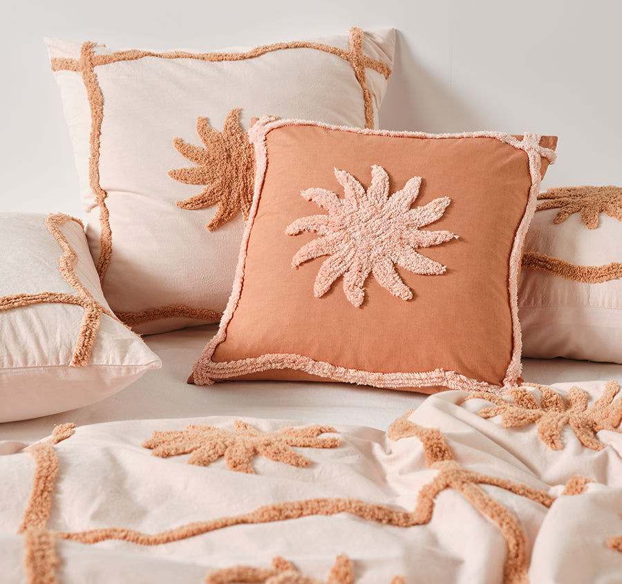 Tangier 48x48cm Filled Cushion Clay