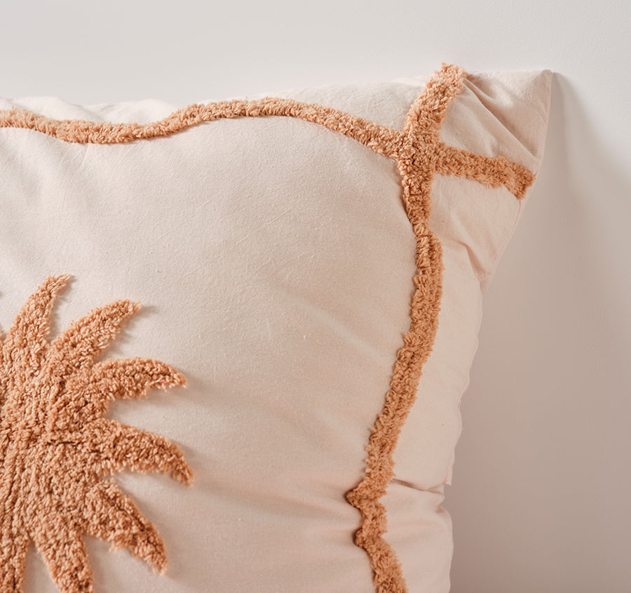 Tangier European Pillowcase Clay
