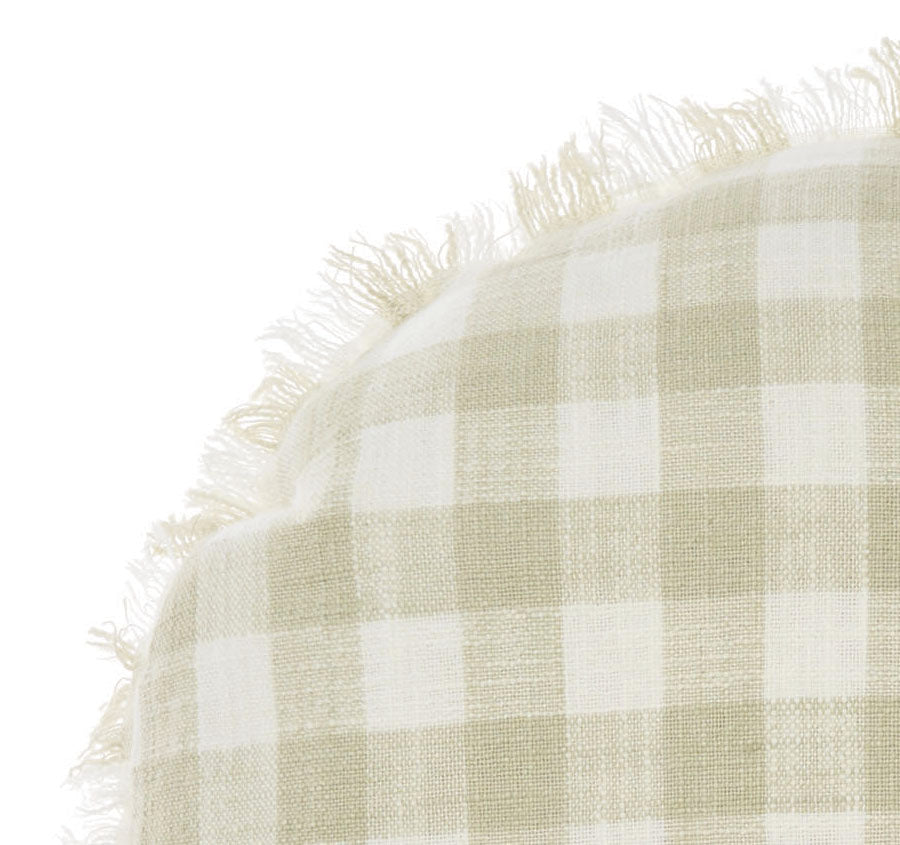 Tavola 45cm Round Filled Cushion Oatmeal