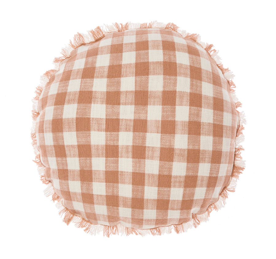 Tavola 45cm Round Filled Cushion Pink Clay