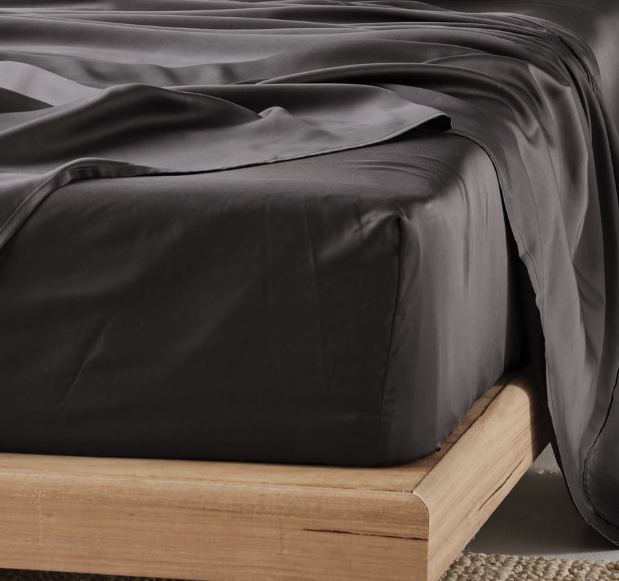 Tencel Sheet Set Range Charcoal