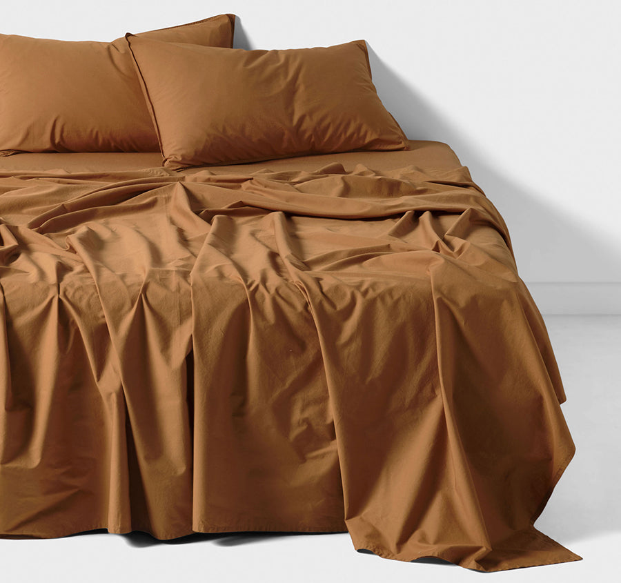 Terra Mega Sheet Set Range Cinnamon