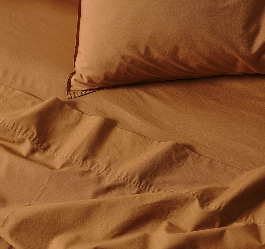 Terra Mega Sheet Set Range Cinnamon