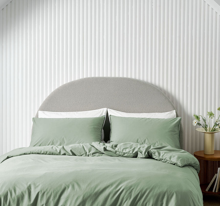 Terra Quilt Cover Set Range Jade