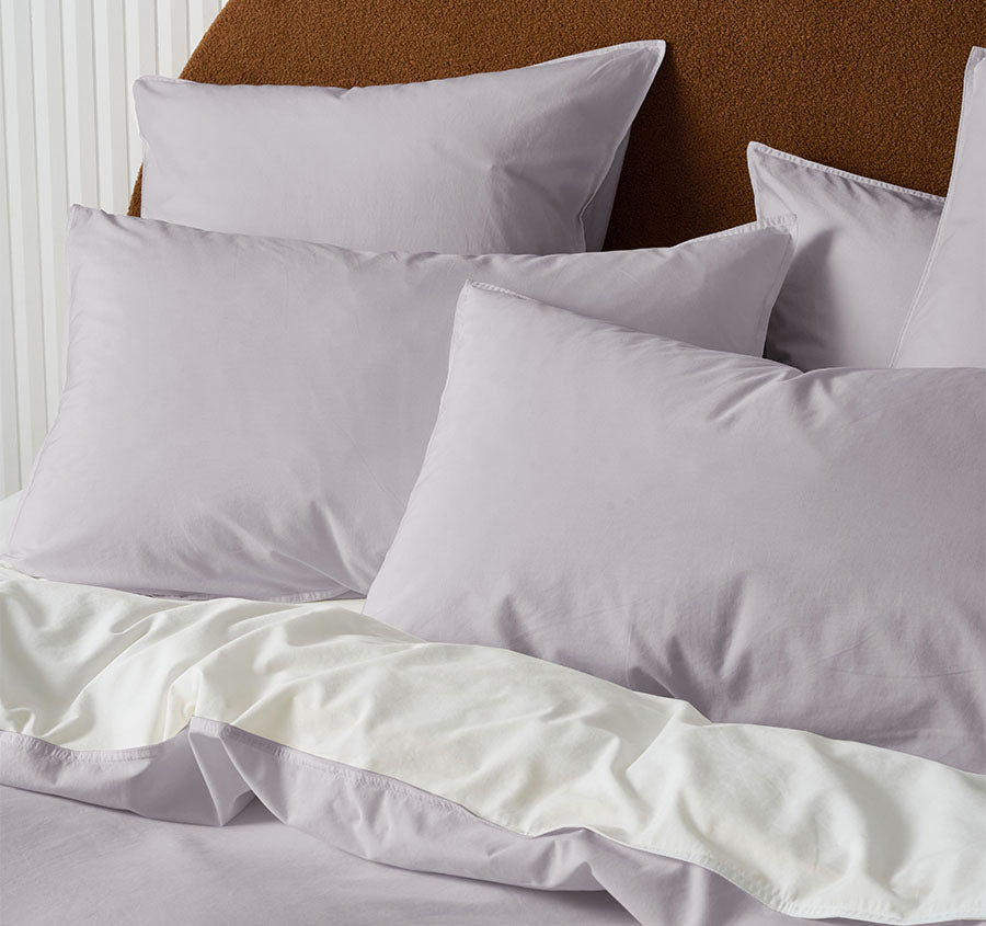 Terra Quilt Cover Set Range Lavender