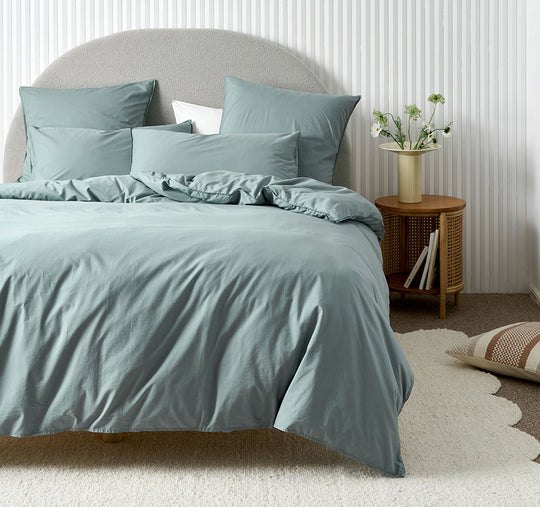Terra Quilt Cover Set Range Ocean