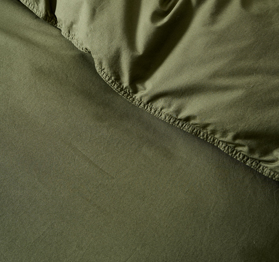 Terra Quilt Cover Set Range Olive