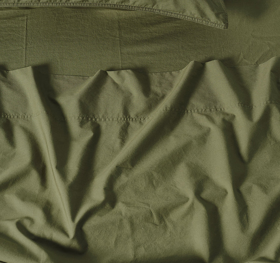 Terra Mega Sheet Set Range Olive