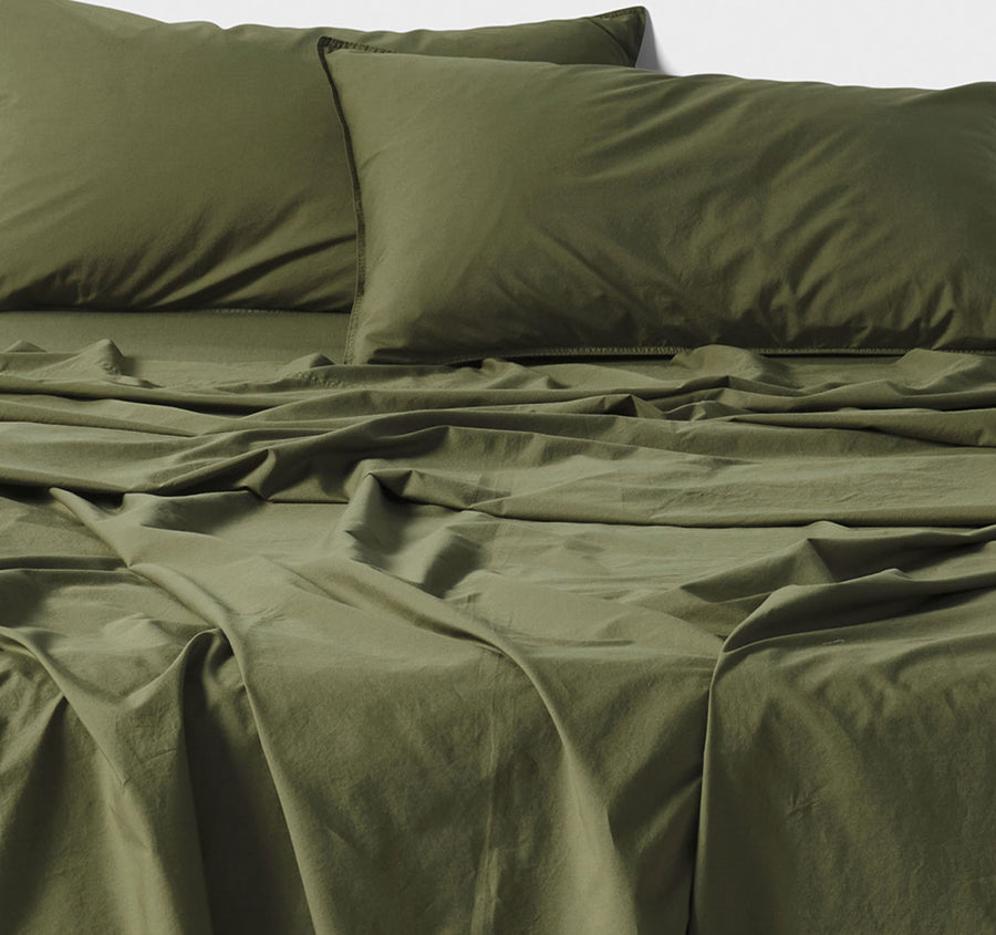 Terra Mega Sheet Set Range Olive