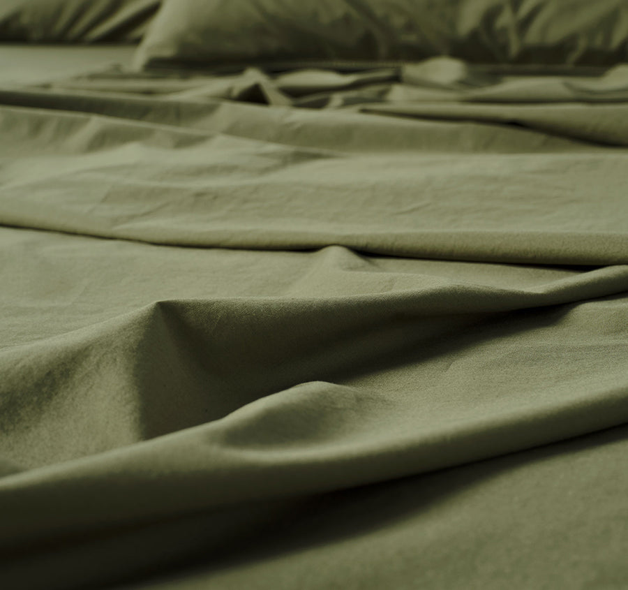 Terra Mega Sheet Set Range Olive