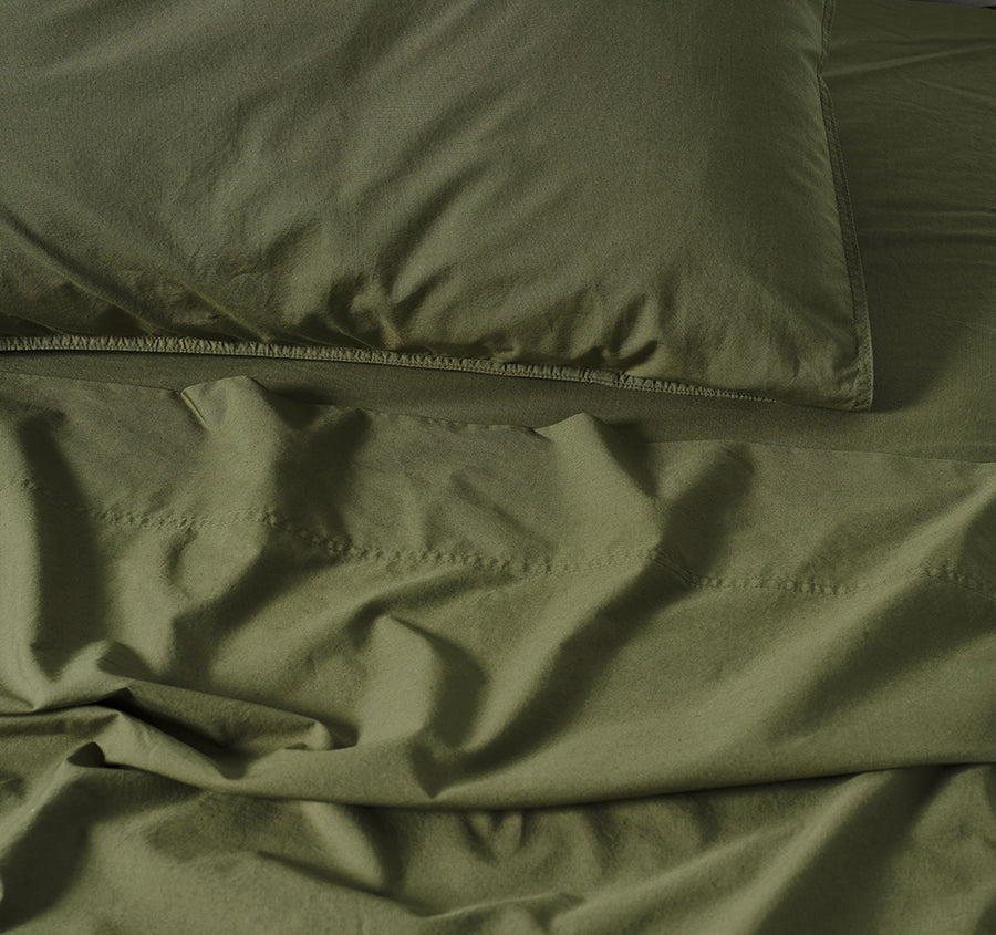 Terra Mega Sheet Set Range Olive