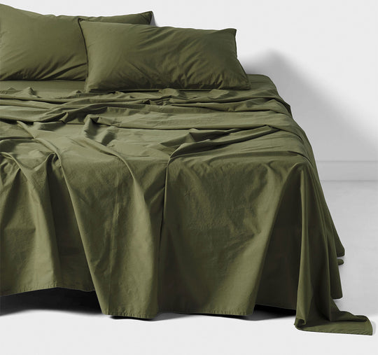 Terra Mega Sheet Set Range Olive
