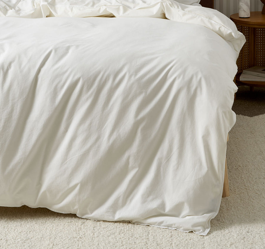 Terra Quilt Cover Set Range Snow