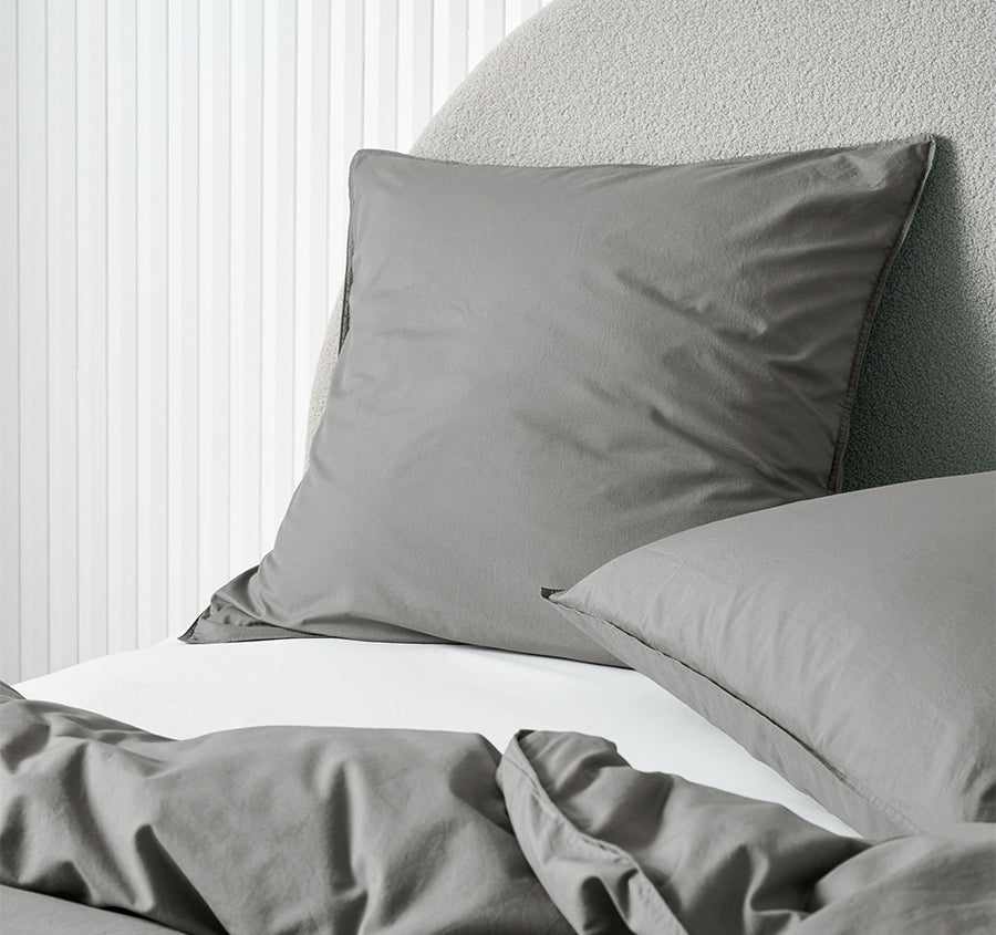 Terra European Pillowcase Steel