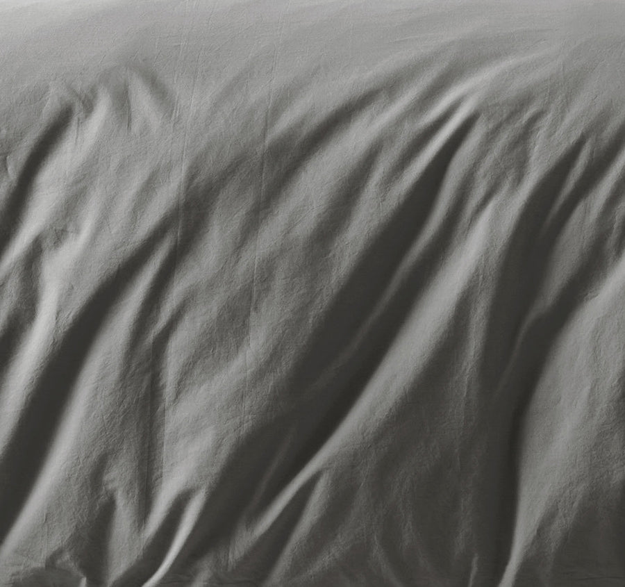 Terra Quilt Cover Set Range Steel