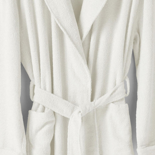White Terry Robe Terry Bathrobe White – Manchester Warehouse