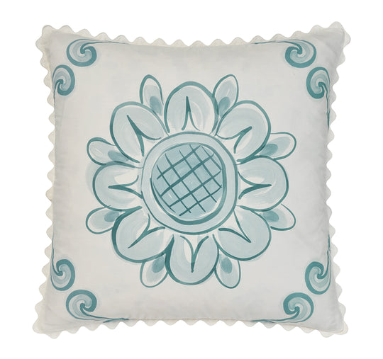 Thalia 48x48cm Filled Cushion Blue