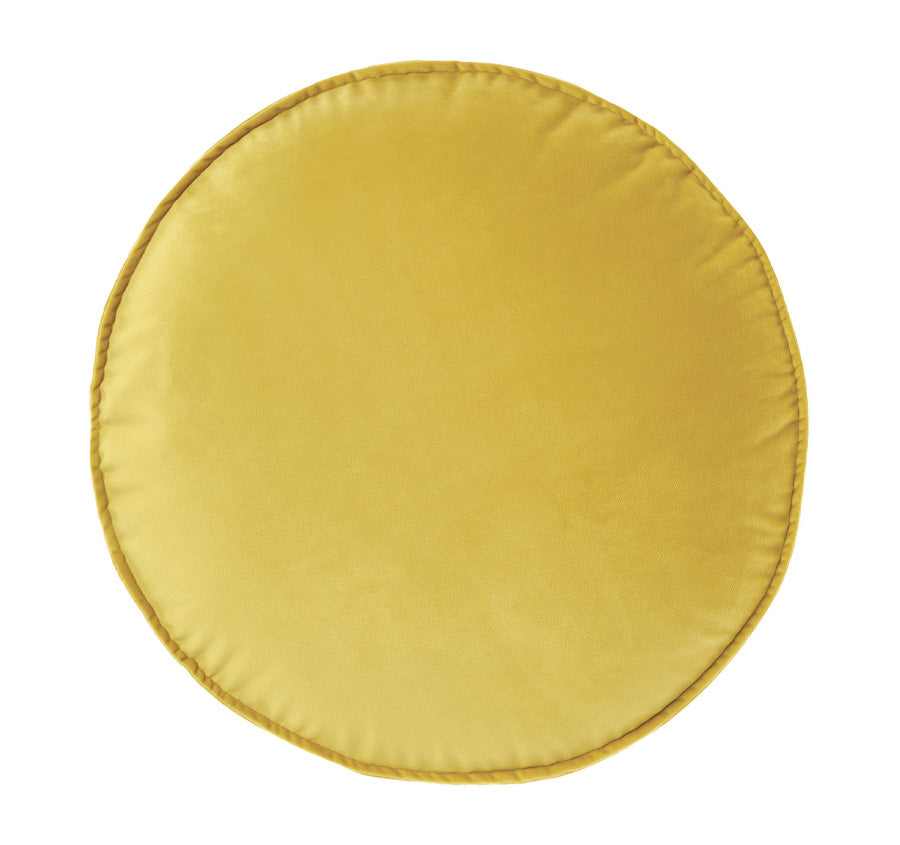 Toro 43cm Filled Round Cushion Mustard