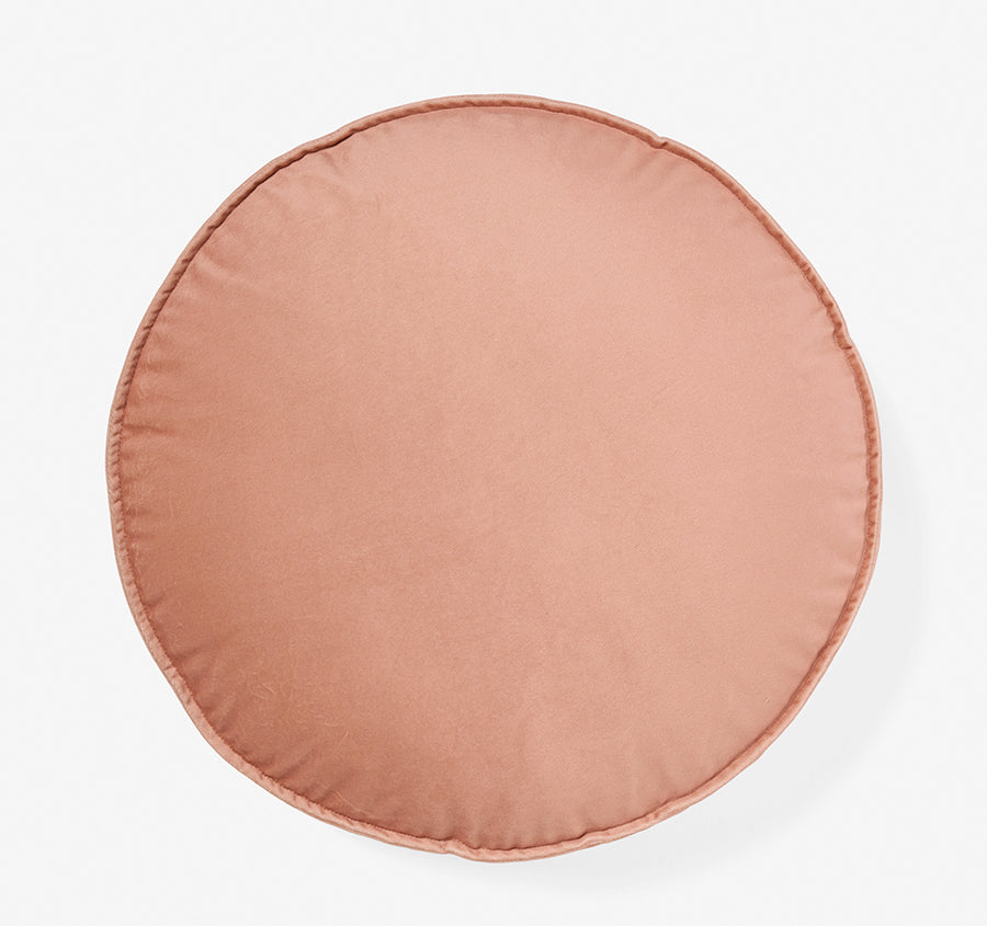 Toro 43cm Round Filled Cushion Rose Clay
