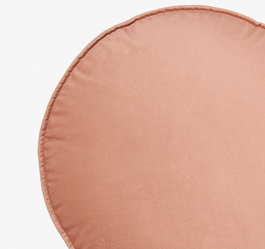 Toro 43cm Round Filled Cushion Rose Clay