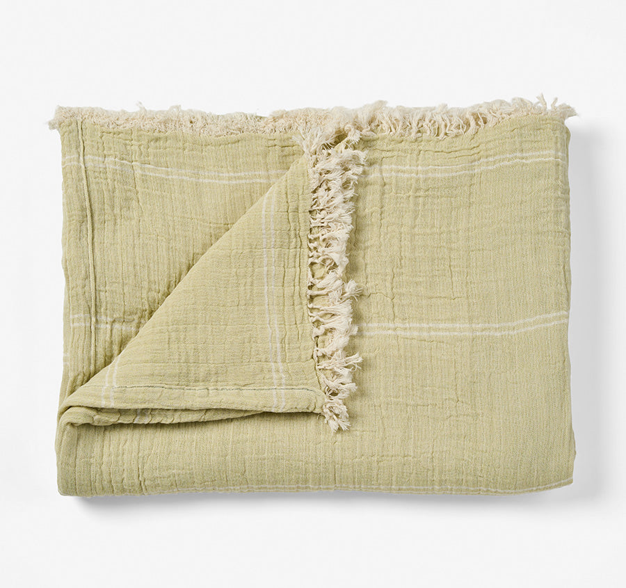 Torquay 150x200cm Throw Rug Pistachio