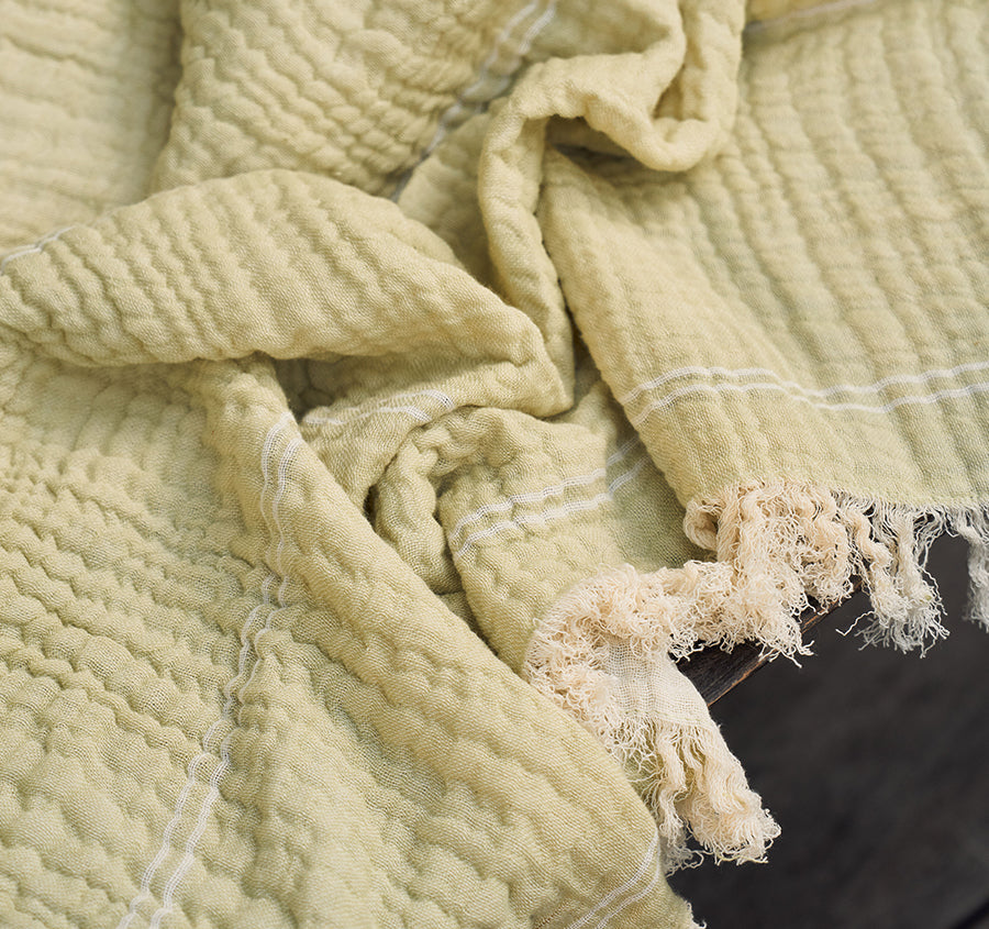 Torquay 150x200cm Throw Rug Pistachio