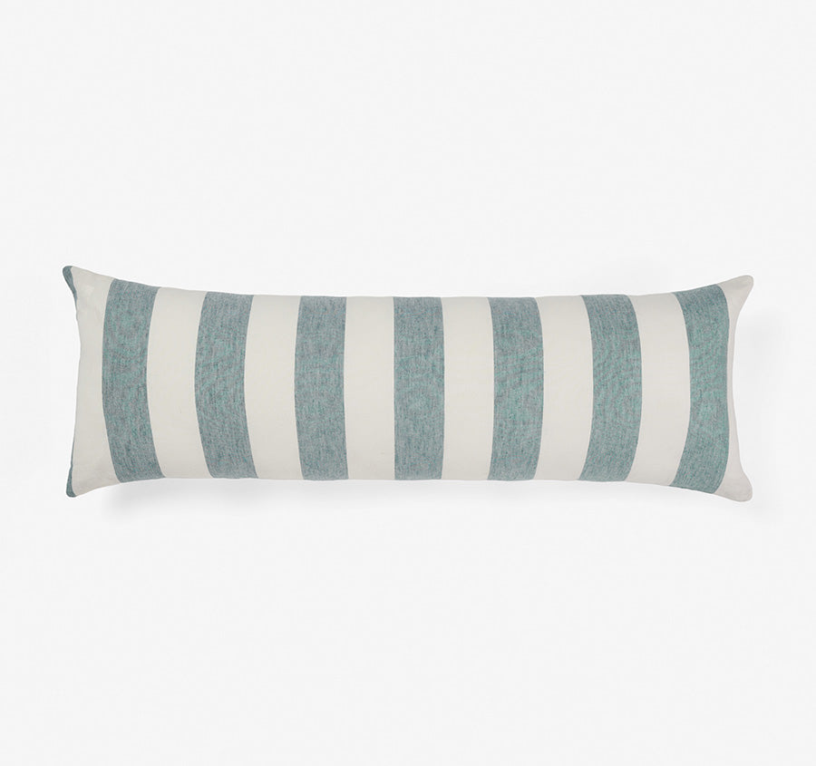 Vintage Stripe 30x90cm Filled Cushion Denim