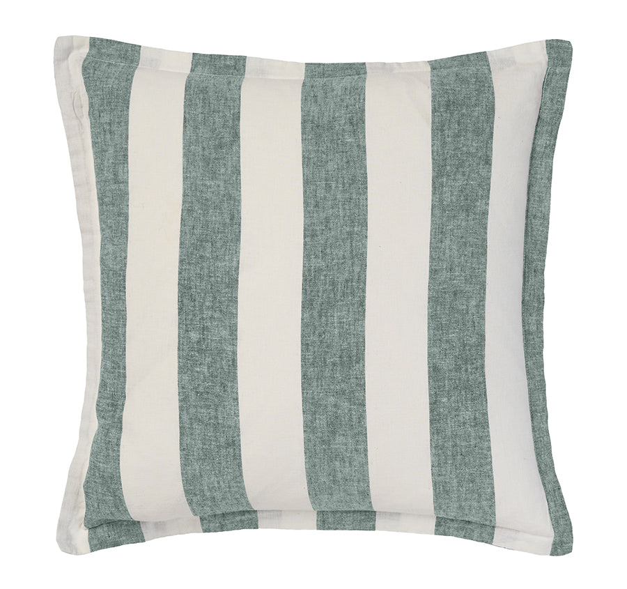 Vintage Stripe 48x48cm Filled Cushion Denim
