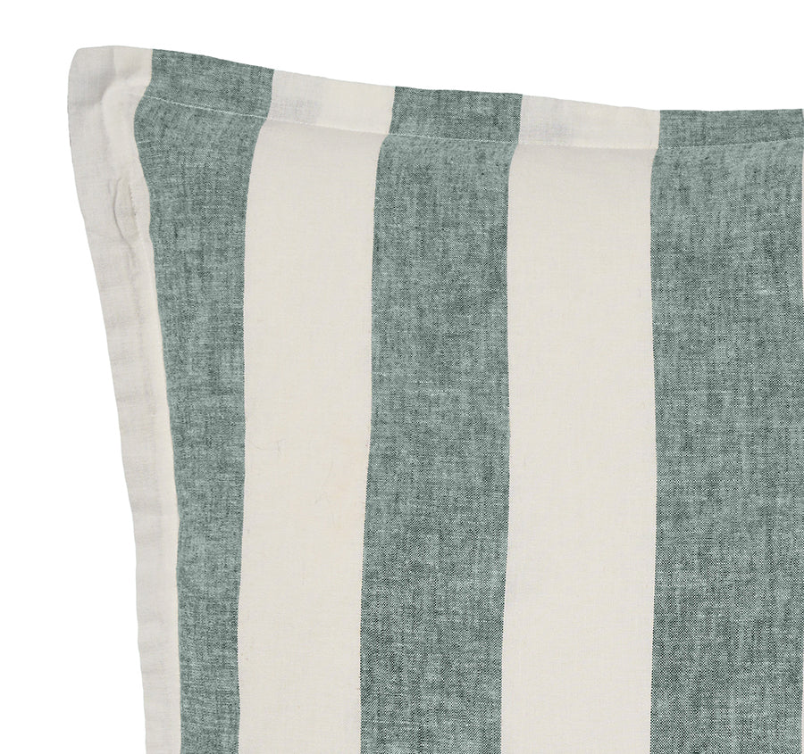 Vintage Stripe 48x48cm Filled Cushion Denim
