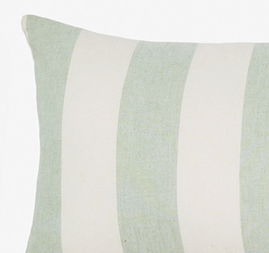 Vintage Stripe 30x90cm Filled Cushion Jade