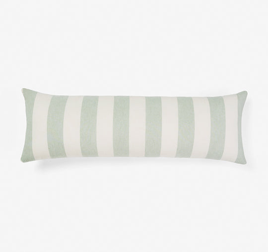 Vintage Stripe 30x90cm Filled Cushion Jade