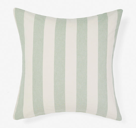 Vintage Stripe European Pillowcase Jade
