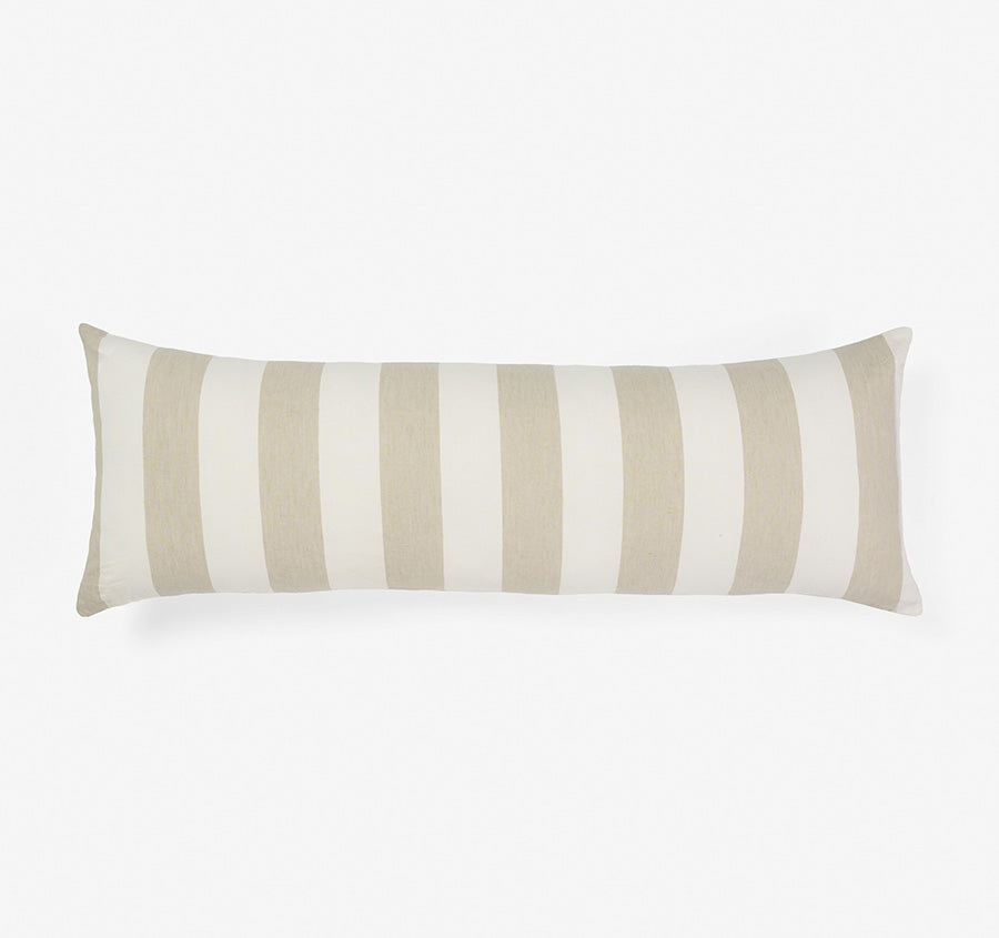 Vintage Stripe 30x90cm Filled Cushion Natural