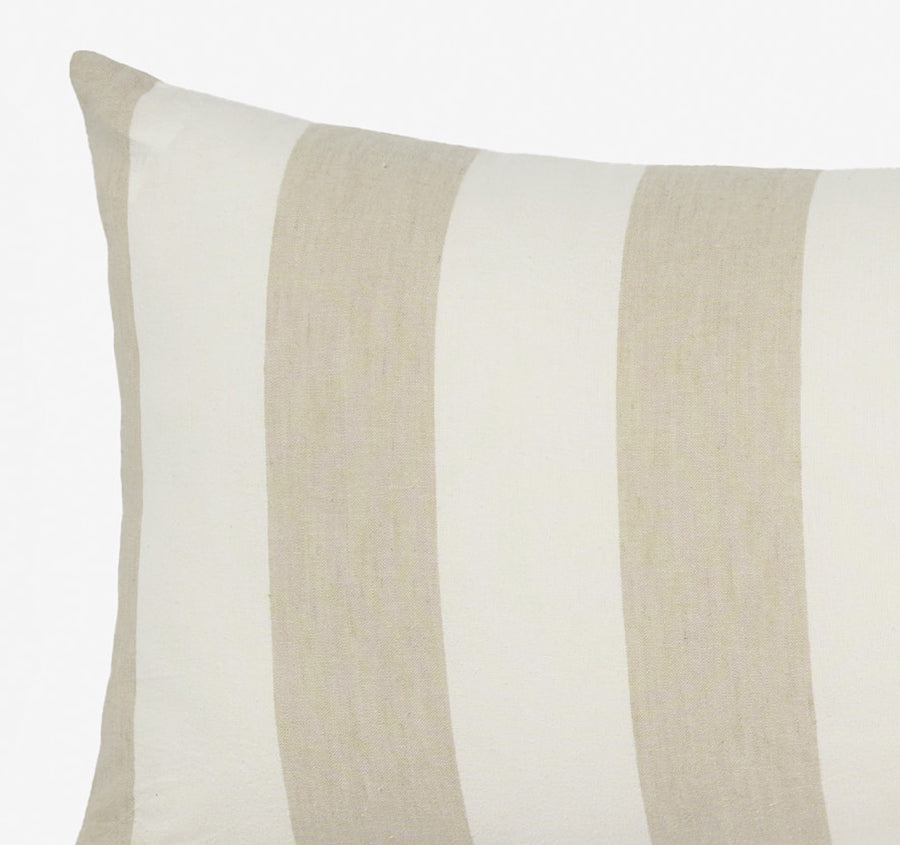 Vintage Stripe 30x90cm Filled Cushion Natural